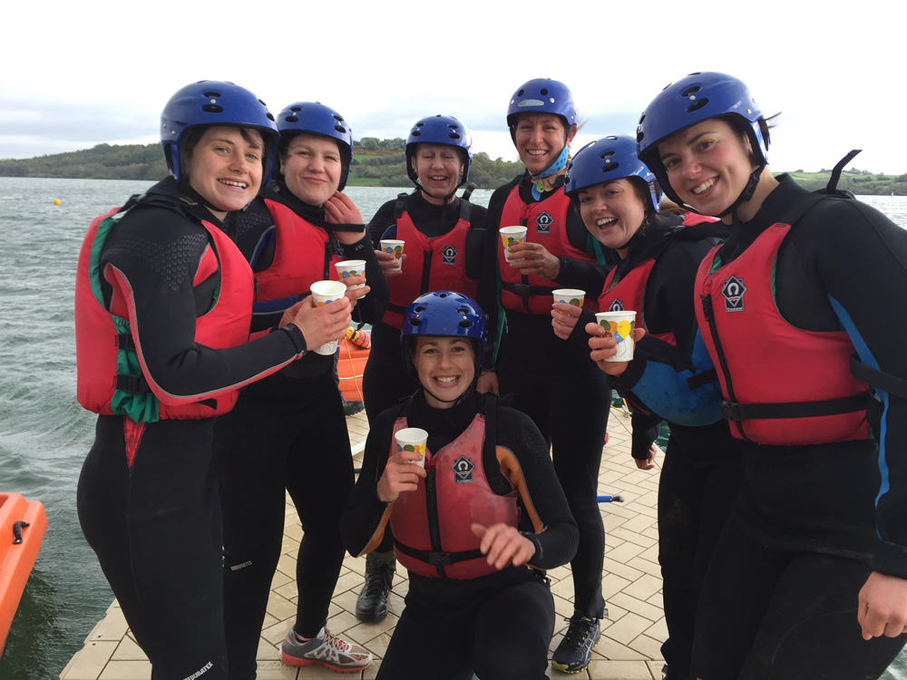 hen weekend rafting in derbyshire