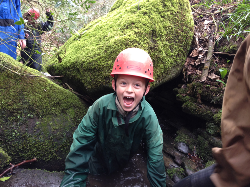 Gorge Scrambling activity in Derbyshire