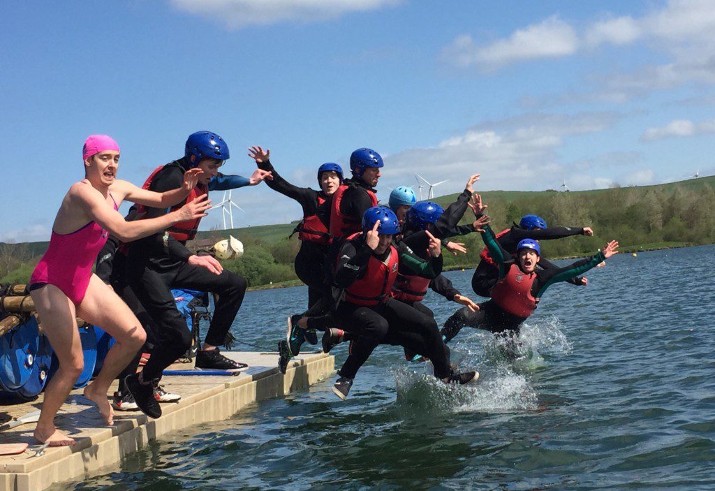 Rafting in the Peak District