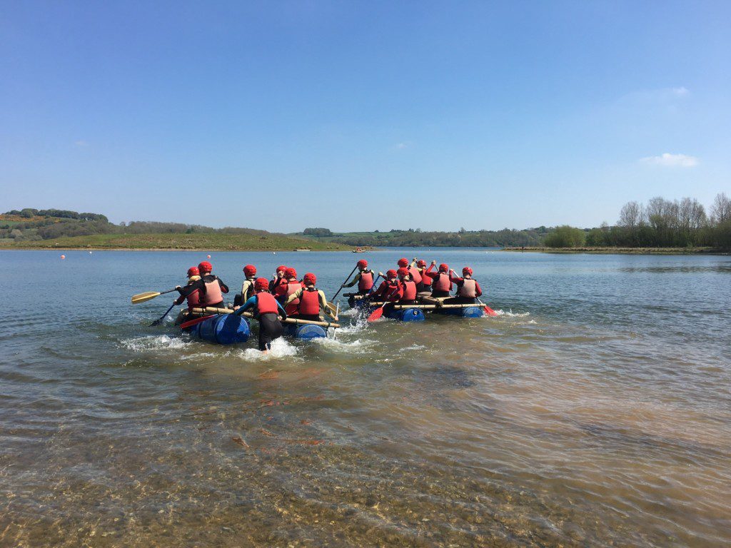 Rafting in the Peak District